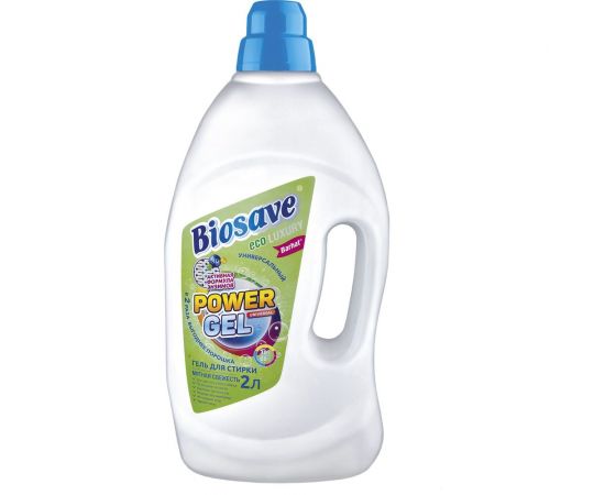 Гель для стирки белья Биосейв BIOSAVE Бархат luxury 2л мятная свежесть BL1113 