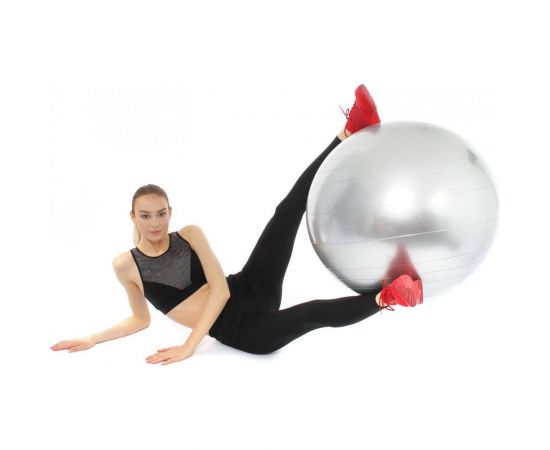 Мяч для фитнеса BRADEX ФИТБОЛ-65 с насосом SF 0186 – изображение 3