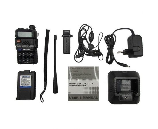 Портативная радиостанция Baofeng UV-5R/1800мАч 00014850 – изображение 4