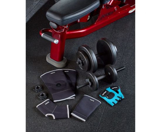 Гантельный гриф Basefit BB-106 d=25 мм, пластиковый, с пластиковыми замками, 35 см УТ-00019707 – изображение 5