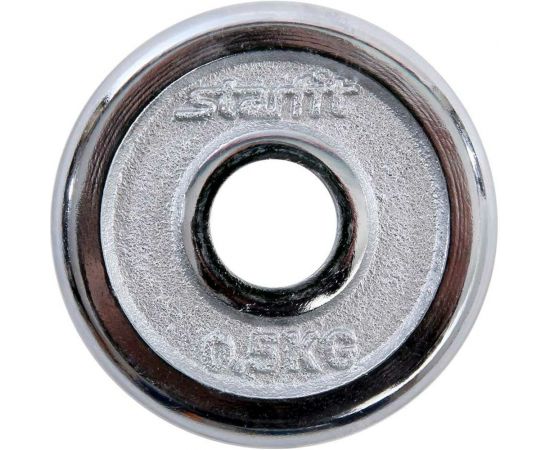 Разборные гантели Basefit DB-501 10 кг, хромированный чугун/хромированная сталь, 2 шт, в чемодане УТ-00019796 – изображение 5