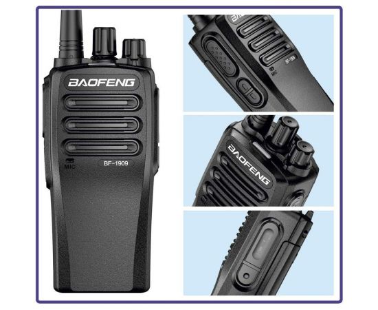 Рация Baofeng BF-1909, 3800 мАч, 400-470 МГц, 16 каналов, 10 Вт 00029149 – изображение 7