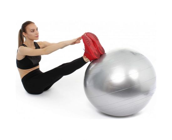 Мяч для фитнеса BRADEX ФИТБОЛ-65 с насосом SF 0186 – изображение 7