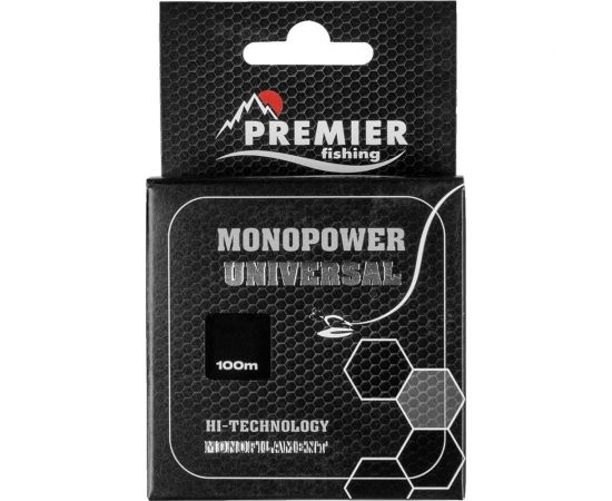 Леска Preмier fishing мonopower universal 0.60мм/100м, clear nylon pr-мu-t-060-100 00000281067 