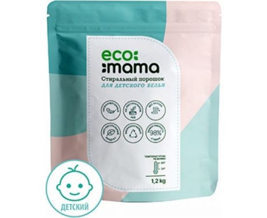 Стиральный порошок для детского белья ECOMAMA PD01 