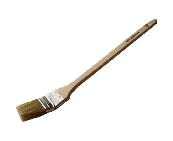 Радиаторная кисть DECOR 750-063 2 1/2"", светлая щетина, деревянная ручка 11608157 