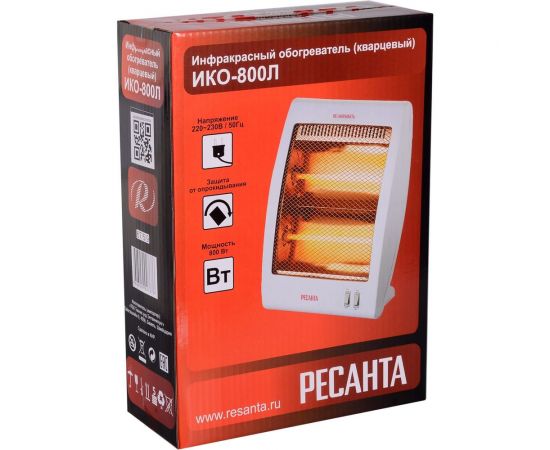 Инфракрасный обогреватель Ресанта ИКО-800Л кварцевый 67/5/9 – изображение 11