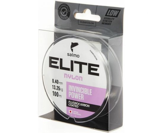 Монофильная леска SALMO Elite FLUORO COATED NYLON 100/040 4118-040 – изображение 2