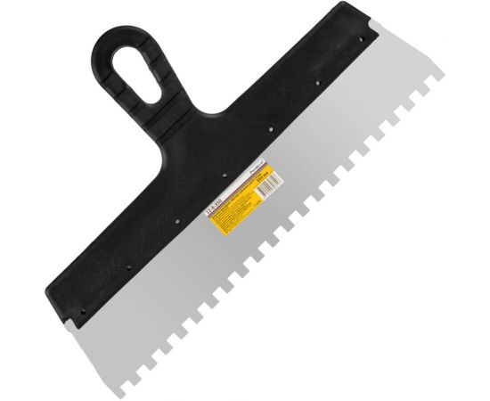 Фасадный зубчатый шпатель (нержавеющая сталь, 350мм, зуб.8x8мм) РемоКолор Мастер 12-8-350 – изображение 2