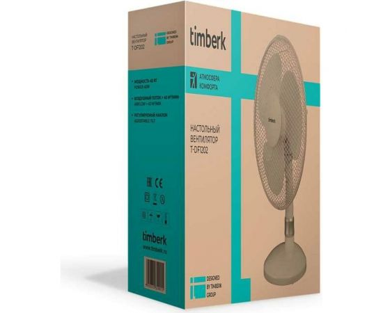 Настольный вентилятор Timberk 12"", белый T-DF1202 – изображение 2