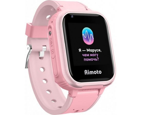 Детские умные часы с голосовым помощником Маруся Aimoto IQ 4G розовые 8108801 – изображение 2