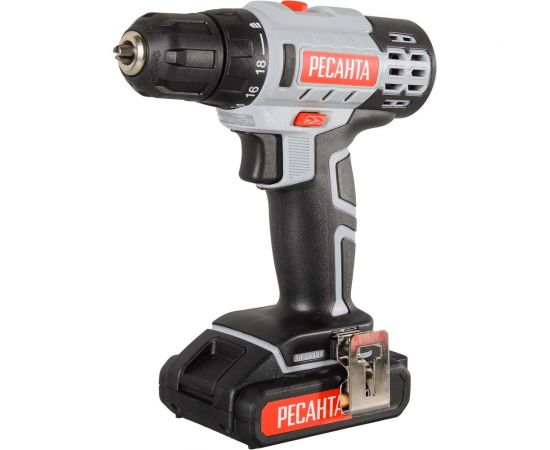 Аккумуляторная дрель-шуруповерт Ресанта ДА-50Л2-18А 75/14/9 – изображение 3