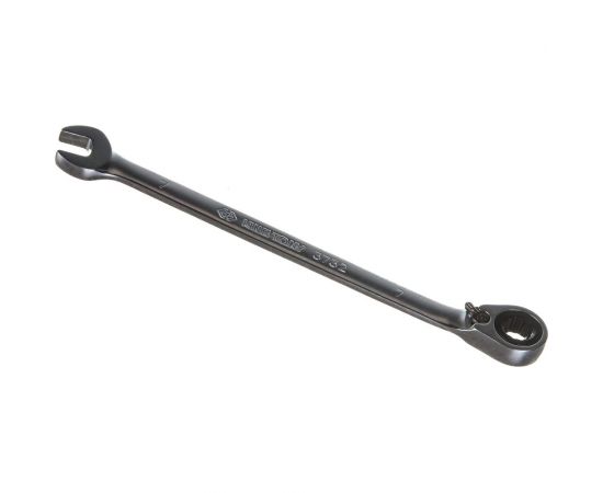 Трещоточный комбинированный ключ с флажковым переключением KING TONY 7 мм 373207M – изображение 3