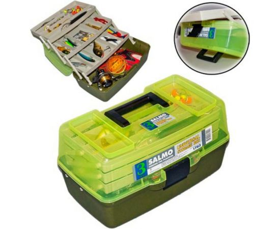 Рыболовный ящик с тремя полками Salmo 1703 – изображение 3