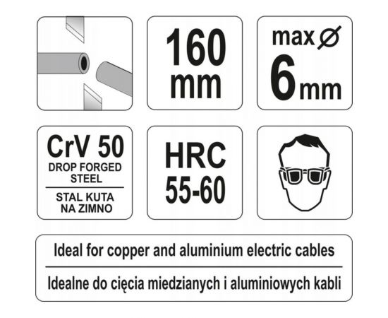 Кабелерез 160 мм YATO YT-1966 – изображение 3