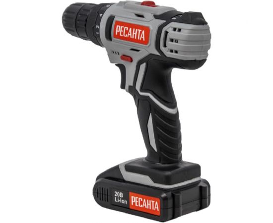 Аккумуляторная дрель-шуруповерт Ресанта ДА-20-2ЛК 75/14/11 – изображение 3