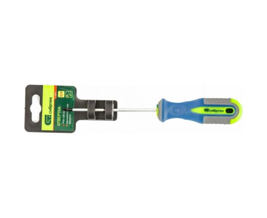 Отвертка Ph0х100мм, CrV, 3-х компонентная рукоятка СИБРТЕХ 11811 – изображение 4