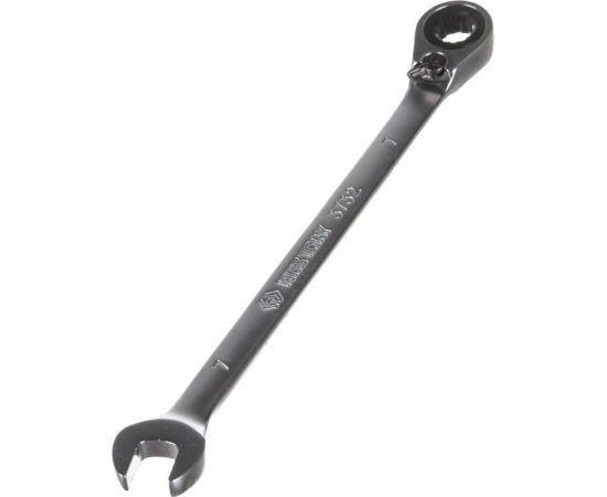 Трещоточный комбинированный ключ с флажковым переключением KING TONY 7 мм 373207M – изображение 5