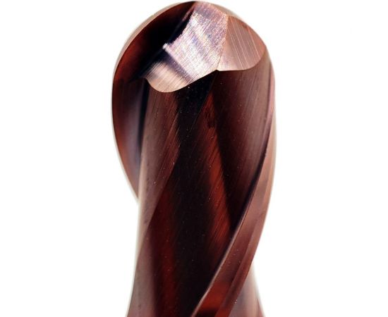 Фреза концевая монолитная твердосплавная сферическая 6х50 мм СпецТехИнструмент D6BN3.0L50T2TiAlNHRC55ASTI – изображение 6