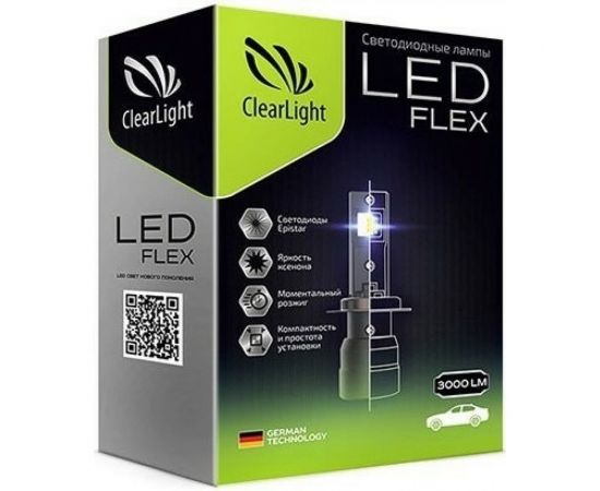 Комплект ламп Clearlight LED Flex H4 3000 lm 6000K, 2 шт. CLFLXLEDH4 