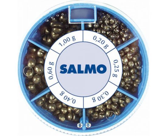 Набор грузил Salmo ДРОБИНКА PL 6 секций, крупные 120г, 1007-KP120 