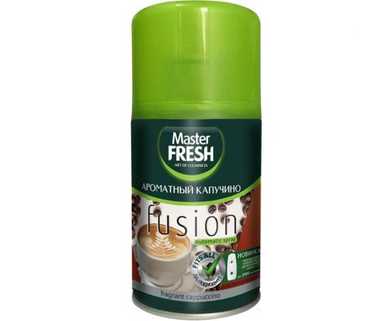 Освежитель воздуха MASTER FRESH сменный блок, ароматный капучино, 250 мл 218370 