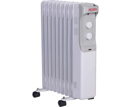 Масляный радиатор Ресанта ОМ-9А 2 кВт 67/3/16 