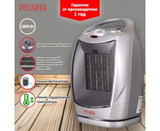 Тепловентилятор Ресанта ТВК-2 1,8 кВт 67/2/4 – изображение 2