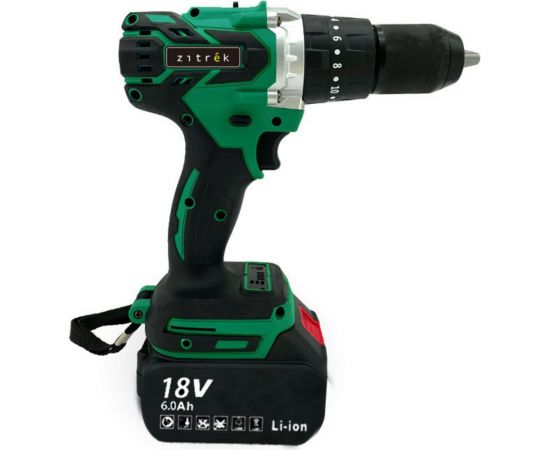 Аккумуляторная ударная дрель-шуруповерт Zitrek Green Impact 18V 063-4046 – изображение 2