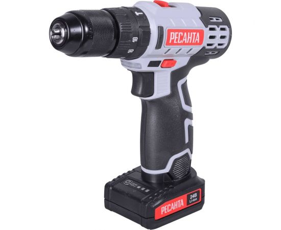 Аккумуляторная дрель-шуруповерт Ресанта ДА-24-2ЛК-У 75/14/8 – изображение 2