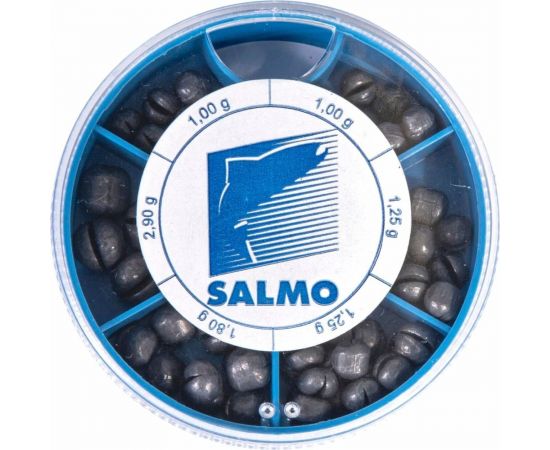 Набор грузил Salmo ДРОБИНКА PL 6 секций, крупные 120г, 1007-KP120 – изображение 2