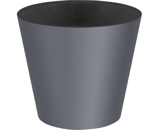 Горшок для цветов Idiland rosemary диам. 330 мм, 16 л, с дренажной вставкой, на колесиках, серый 692216004СЕР – изображение 3