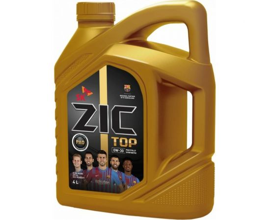 Моторное масло ZIC TOP 0W-30, 4 л 162680 – изображение 3