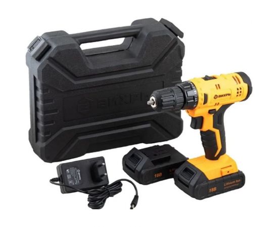 Аккумуляторная дрель-шуруповерт Вихрь ДА-18Л-2К 72/14/9 – изображение 4