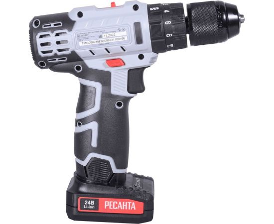 Аккумуляторная дрель-шуруповерт Ресанта ДА-24-2ЛК-У 75/14/8 – изображение 4