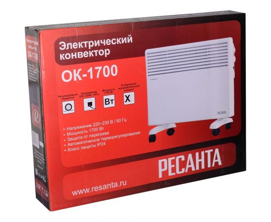 Конвектор Ресанта ОК 1700 67/4/3 – изображение 7
