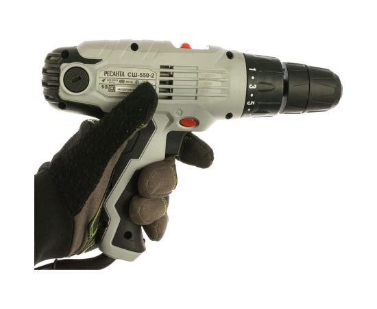 Сетевая дрель-шуруповерт Ресанта СШ-550-2 75/16/1 – изображение 7