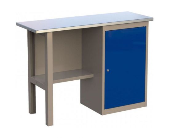 Металлический верстак с тумбой Wellmet CL 1200 M-OCLMDC1200 