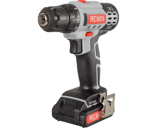 Аккумуляторная дрель-шуруповерт Ресанта ДА-14-2ЛК 75/14/4 