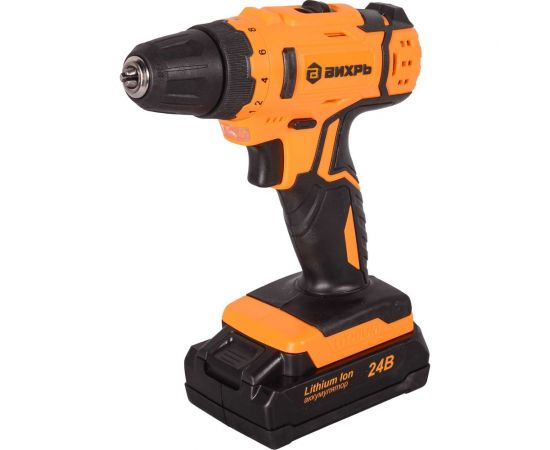 Аккумуляторная дрель-шуруповерт Вихрь ДА-24Л-2к 72/14/18 