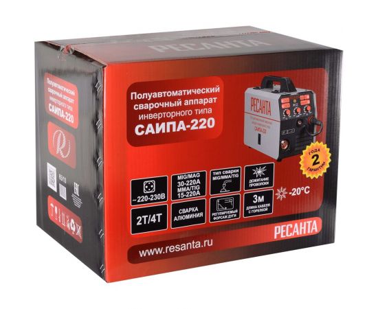 Сварочный полуавтомат Ресанта САИПА 220 65/10 – изображение 11
