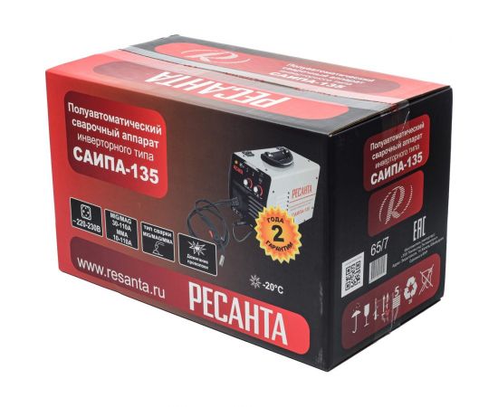 Полуавтоматический сварочный инвертор Ресанта САИПА 135 65/7 – изображение 16