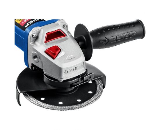 Углошлифовальная машина ЗУБР Профессионал 125 мм, 1500 вт УШМ-П125-1500 ПСТ – изображение 2