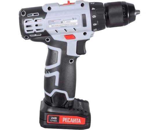 Аккумуляторная дрель-шуруповерт Ресанта ДА-24-2ЛК 75/14/7 – изображение 2