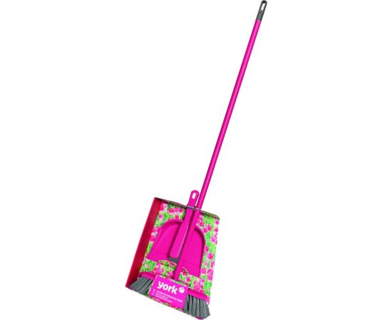 Набор для подметания YORK Комби (щётка с рукояткой 110 см, щётка-смётка+совок) 082010 – изображение 3