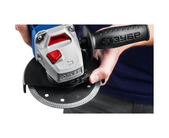 Углошлифовальная машина ЗУБР Профессионал 125 мм, 1500 вт УШМ-П125-1500 ПСТ – изображение 3