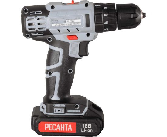 Аккумуляторная дрель-шуруповерт Ресанта ДА-18-2ЛК-У 75/14/6 – изображение 3