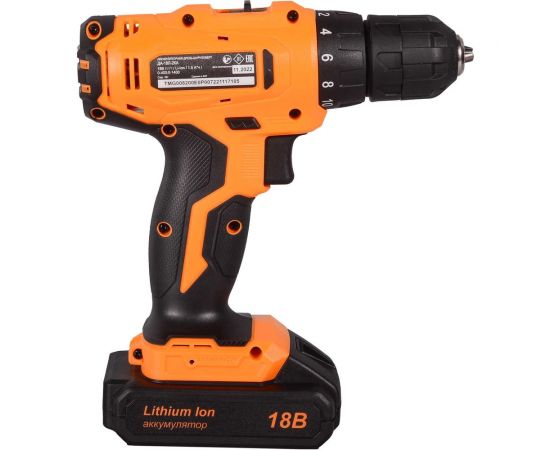 Аккумуляторная дрель-шуруповерт Вихрь ДА-18Л-2КА 72/14/25 – изображение 4