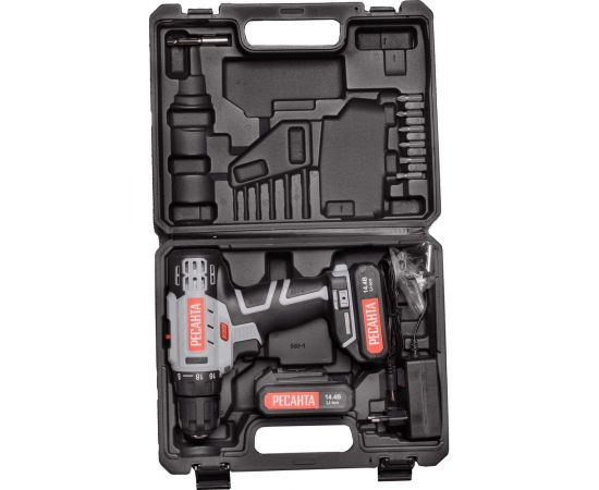 Аккумуляторная дрель-шуруповерт Ресанта ДА-14-2ЛК 75/14/4 – изображение 4