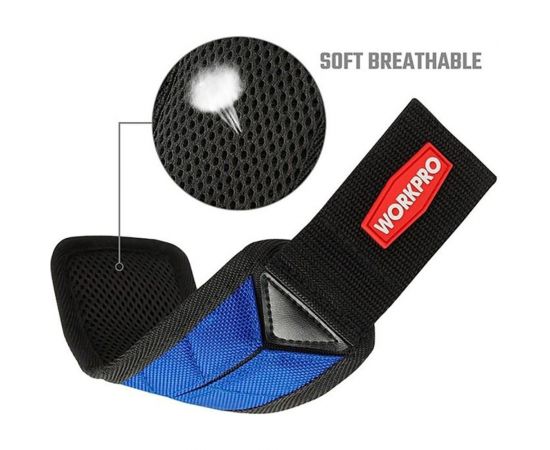 Магнитный строительный напульсник WORKPRO WP289002 -S 1680D, 285х75мм WP289002 – изображение 4